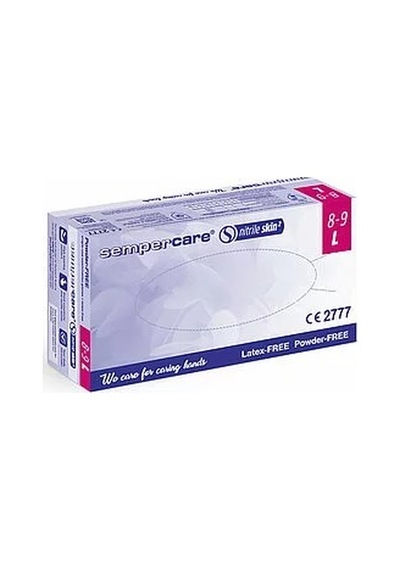Nitril Pudrasız Muayene Eldiveni - L - 200'lü
