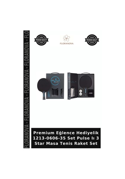 Premium Eğlence Hediyelik 1213-0606-35 Set Pulse Iı 3 Star Masa Tenis Raket Set