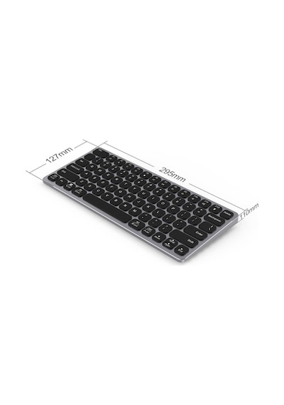Bix USB 3.0 4K HDMI SD PD Aux Kart Okuyuculu Dönüştürücülü Çok Fonksiyonlu Alüminyum Klavye