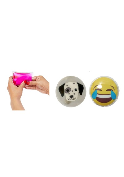 Gülen Emoji,köpek Cep Sobası,el Isıtıcı,2 Adet Sıcak Su Torbası P