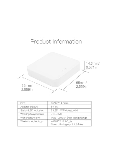 Tuya Bluetooth Ağ Geçidi Hub Akıllı Bluetooth Mesh Köprü Bağlantısı Wifi Akıllı Bluetooth Gateway Diğer