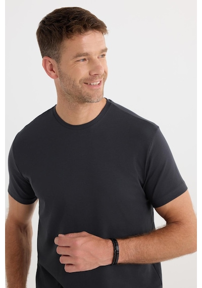 Tudors Erkek Slim Fit Dar Kesim Pamuklu Yumuşak Doku Likralı Esnek Kumaş Basic Gri Bisiklet Yaka Tişört-34945 Gri Tudors Erkek Slim Fit Dar Kesim Pamuklu Yumuşak Doku Likralı Esnek Kumaş Basic Gri Bisiklet Yaka Tişört-34945 Gri