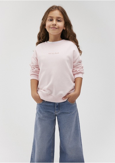 Mavi - Organik Pamuklu Pembe Basic Sweatshirt 7s10043-88133 Pembe
