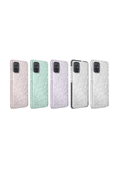 Samsung Uyumlu Galaxy A71 Kılıf Zore Buzz Kapak Siyah