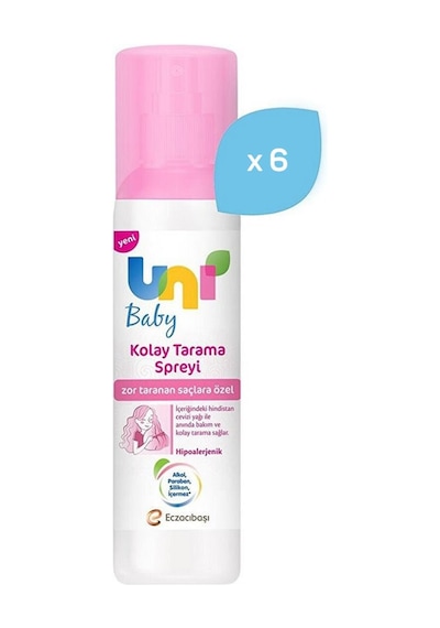 Uni Baby Kolay Tarama Spreyi 200 ML x 6 Adet