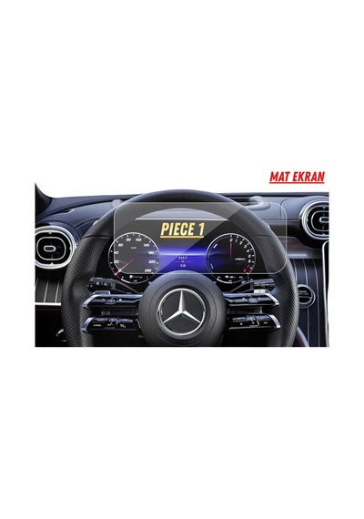 Mercedes C200 2026 Hayalet Ekran Ve Multimedya Uyumlu Set Mat Ekran Koruyucu