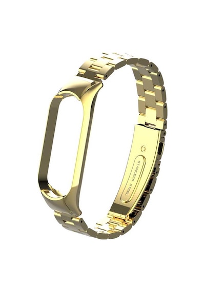 Xiaomi Mi Band 5 Uyumlu Krd-04 Metal Mtr Kordon-gold
