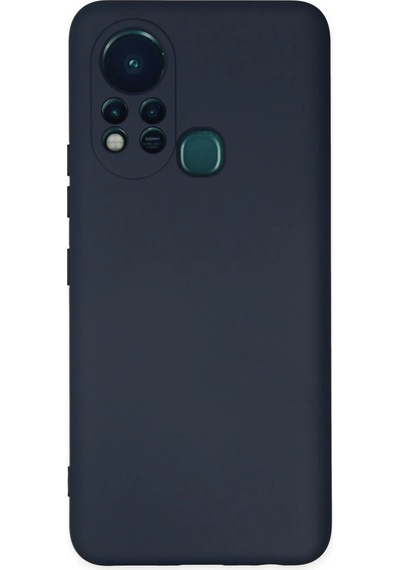 Cosmotex Newface İnfinix Hot 11s Kılıf Nano İçi Kadife Silikon - Lacivert