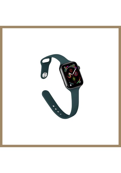 Kahveci.store Watch 38mm Uyumlu Klasik Kordon - Haki Yeşil 22