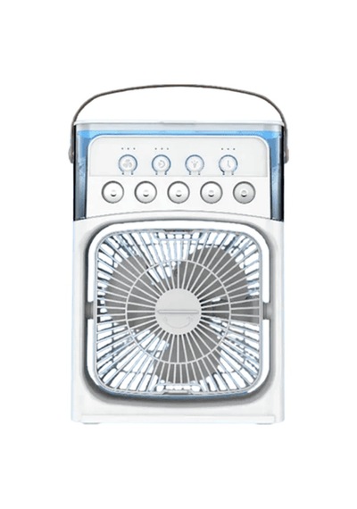 Mini Klima Fan Usb 7 Renk Gece Işığı 3'ü 1 Arada