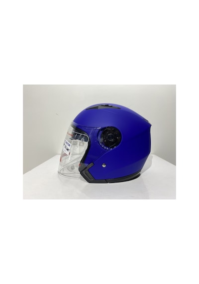 Jk 512 Güneş Vizörlü Mat Mavi Açık Kask