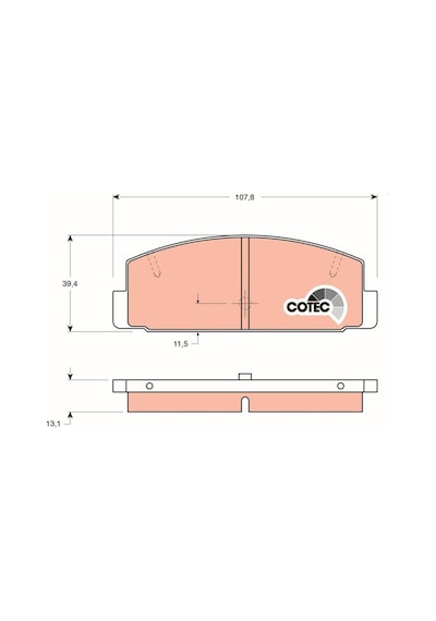 Mazda 323 626 Mazda 6 Arka Fren Balatası 1993-2008