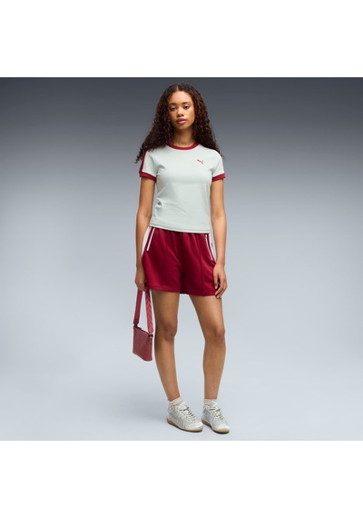 Puma T7 Kadın Dar Kesim Tişört 632129 29 Yeşil