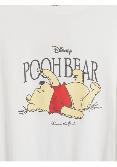Lcw Young Ekru Winnie The Pooh Baskılı Kadın Pijama Üst