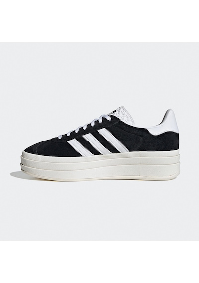 adidas Gazelle Bold Kadın Siyah Spor Ayakkabı Düz Hq6912 Siyah