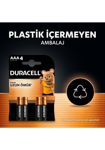 Duracell Basic Aaa Alkalin İnce Kalem Pil 15'li Paket 1,5v Lr03 Mn2400
