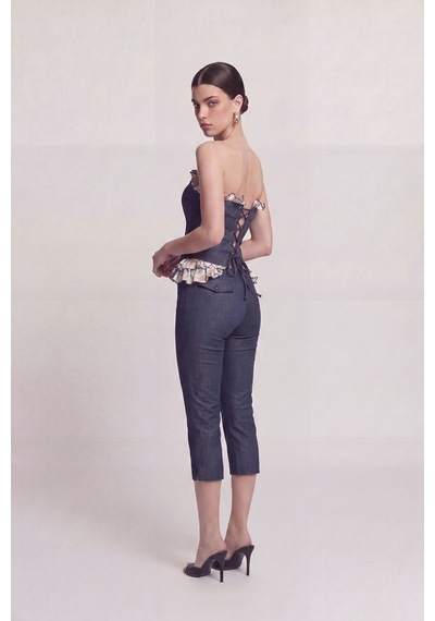 Holly Lolly Jean Görünümlü Venus Capri Pantolon Lacivert