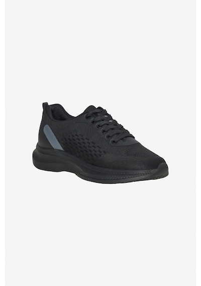 AC&Co / Altınyıldız Classics Erkek Sıyah Rahat Taban Spor Sneaker Ayakkabı Siyah