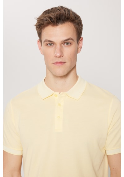 AC&Co / Altınyıldız Classics Erkek Sarı Beyaz-grı-nar Cıcegı Slim Fit Dar Kesim 3 'lü Kıvrılmaz Polo Yaka Tişört Çok Renkli AC&Co / Altınyıldız Classics Erkek Sarı Beyaz-grı-nar Cıcegı Slim Fit Dar Kesim 3 'lü Kıvrılmaz Polo Yaka Tişört Çok Renkli