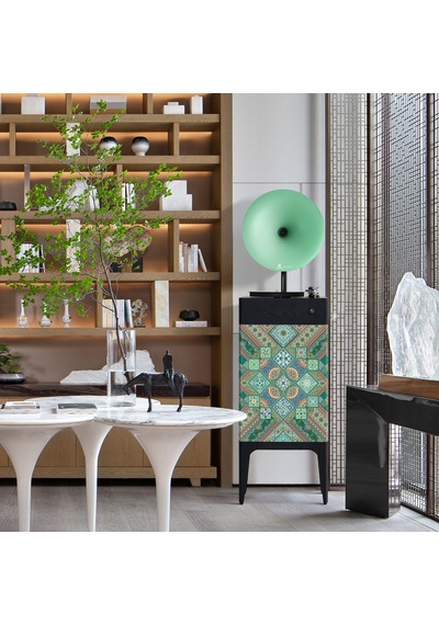 Fennessy İ5 Bluetooth Hoparlörlü 110w Hi-fi Retro Pikap Plakçalar Turntable, Miracle National Librar
