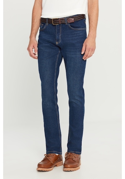 AC&Co / Altınyıldız Classics Rıss Jean Ekstra Slim Fit Pamuklu Erkek Kot Pantolon - Lacivert