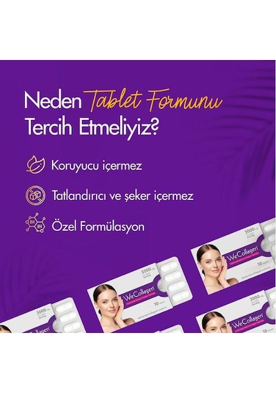 Biomet Wecollagen 90 Tablet Kolajen