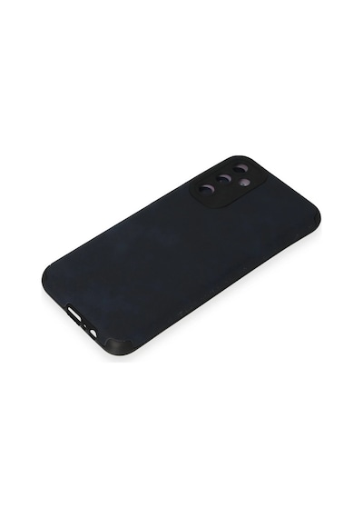 Uray Store Samsung Galaxy Uyumlu  M14 5g Kılıf Loop Deri Silikon - Lacivert