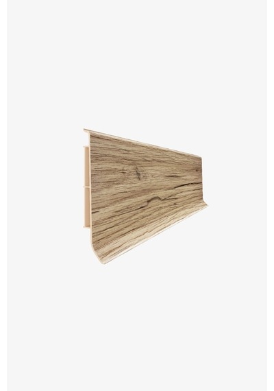 Vilo Linela 402 Wellington Oak Pvc Süpürgelik 2m Usta Gerektirmeyen Montaj - Suya Ve Neme Dayanıklı