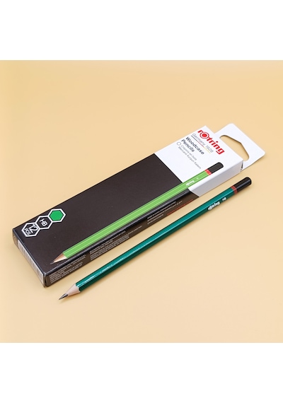 Rotring Hb Siyah Kurşun Kalem 12 Li Kutu Yazı Ve Çizim Kalemi Yeşil