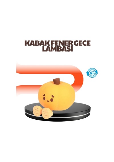 Northcity Şarjlı Dokunmatik Pumpkin Gece Lambası - 6000k-7000k Aydınlatma Turuncu