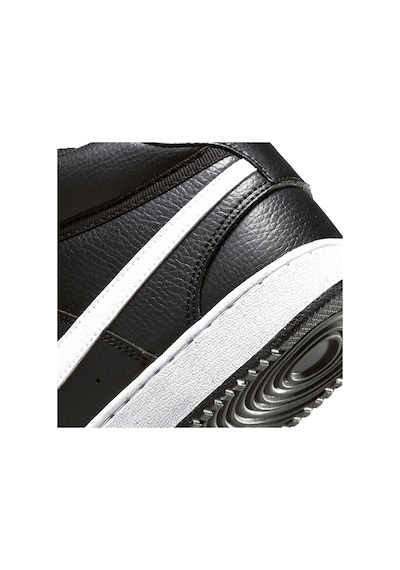 Nike Court Vision Mid Sneaker Bilekli Günlük Siyah Spor Ayakkabı Siyah
