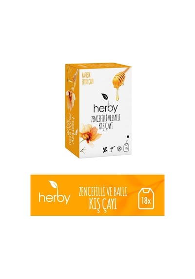 Herby Zencefil Ballı Kış Çayı 18'li