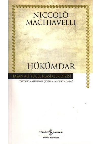 Hükümdar - Hasan Ali Yücel Klasikleri 9789944883764
