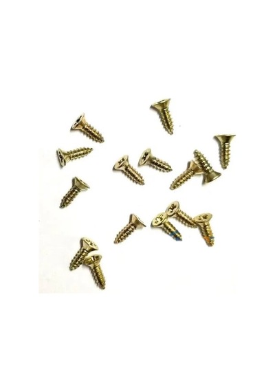Cntma Klips, Menteşe, Ayak, Ağaç, Sunta Vidası 2, 2x7, 5mm - Sarı 100 Adet Diğer