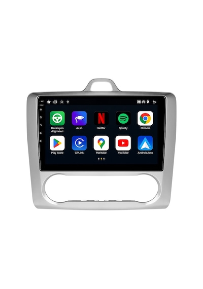 Ford Focus Android Multimedya 2006-2011 Dijital Carplay Android Auto Navigasyon 4gb Ram 64gb 9"