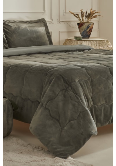 Karaca Home Flufy Tek Kişilik Soft Dream Comfort Set/uyku Seti Haki Haki