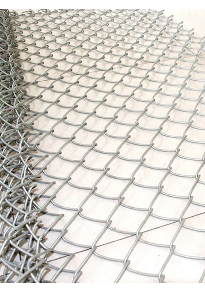 2.50mm Kalınlık 7x7 Göz 1,5mt -20mt Galvanizli Helezon Bahçe Çit Tel Örgü Çelik