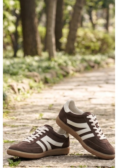 In Step Street-line Classic Kahverengi Süet-deri Unısex Spor Ayakkabı Kahve