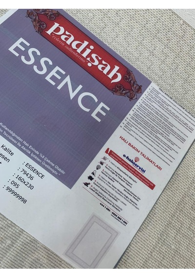 Padişah Halı Essence 79429 095 Serisi Akrilik Salon Oturma Yatak Odası Halısı Gri