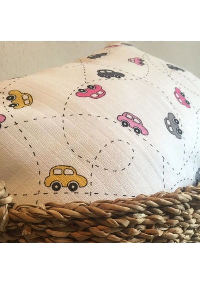 %100 Pamuklu Müslin Bebek Yastık Kılıfı 35x45 1 Adet Çok Renkli