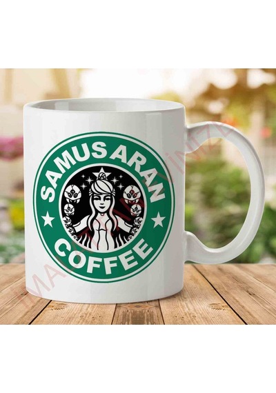 1-1562 Metroid Starhunt Samus Aran Coffee İki Tarafı Baskılı Kupa Bardak.jpg