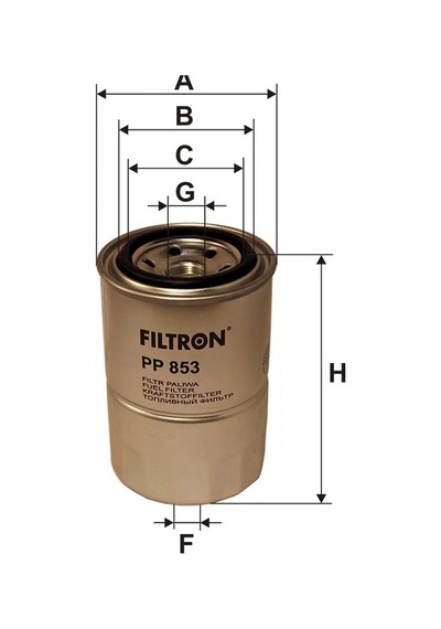 Pp853 - Yakıt Filtresi - Filtron