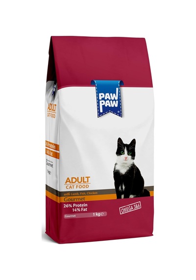 Pawpaw Yetişkin Kedi Maması Gurme 1 Kg