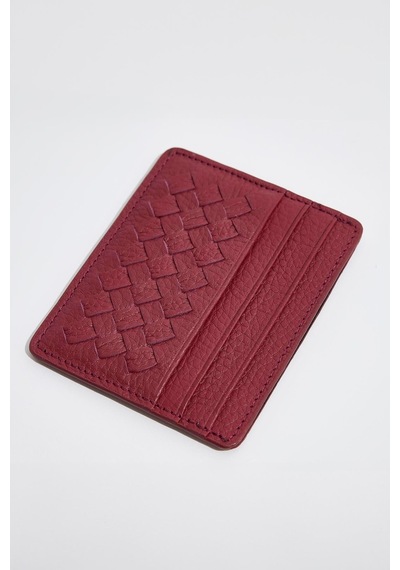 Tudors Hakiki Deri Erkek Bordo Cüzdan-32958 Bordo