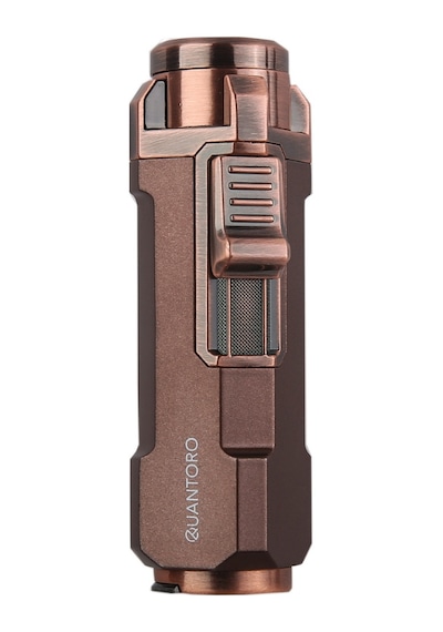 Quantoro Üç Torch Pürmüz Delicili Bakır Metal Puro Çakmağı - Trz1171