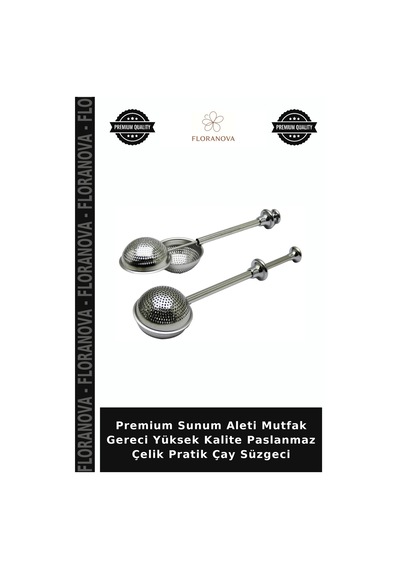Premium Sunum Aleti Mutfak Gereci Yüksek Kalite Paslanmaz Çelik Pratik Çay Süzgeci Diğer