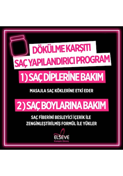 L'Oreal Paris Elseve Arginine Direnç X3 Dökülmelere Karşı Saç Maskesi 300 ML