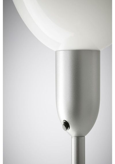 Ikea Şık Metal Lame Beyaz Dekoratif Yer Lambası Lambader Beyaz