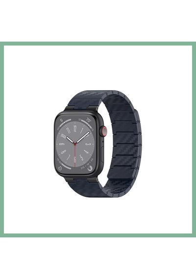 Bşkvirgo Movenchy Watch 45mm Uyumlu Carbon Steel Kordon - Lacivert Bsk2026