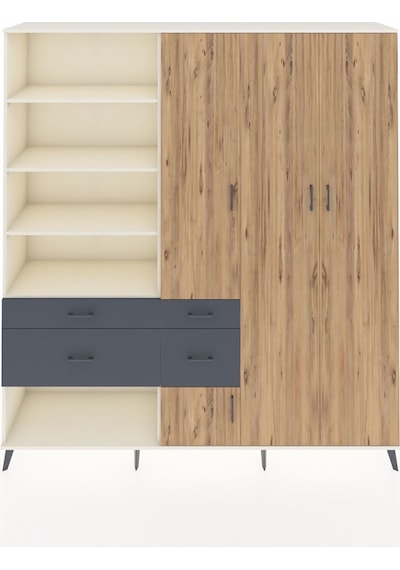Hyperion Dolap 14 Raflı 4 Çekmeceli 4 Kapaklı 220x44x243 Aytaşı-çam/antrasit Atlas Çam/antrasıt Hyperion Dolap 14 Raflı 4 Çekmeceli 4 Kapaklı 220x44x243 Aytaşı-çam/antrasit Atlas Çam/antrasıt